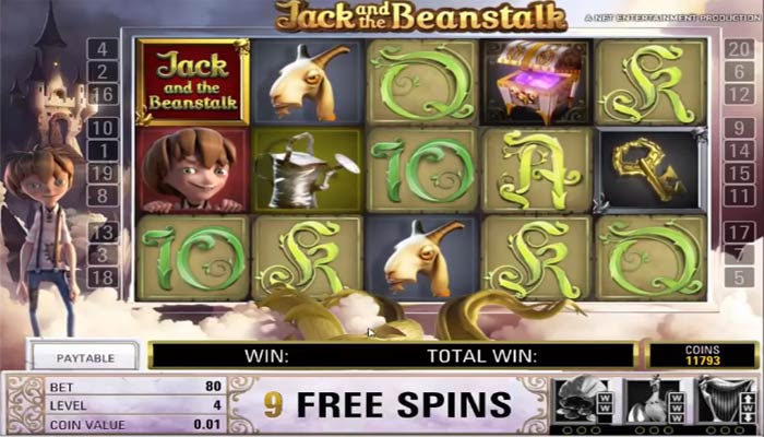 Jack and the beanstalk gratis spinn